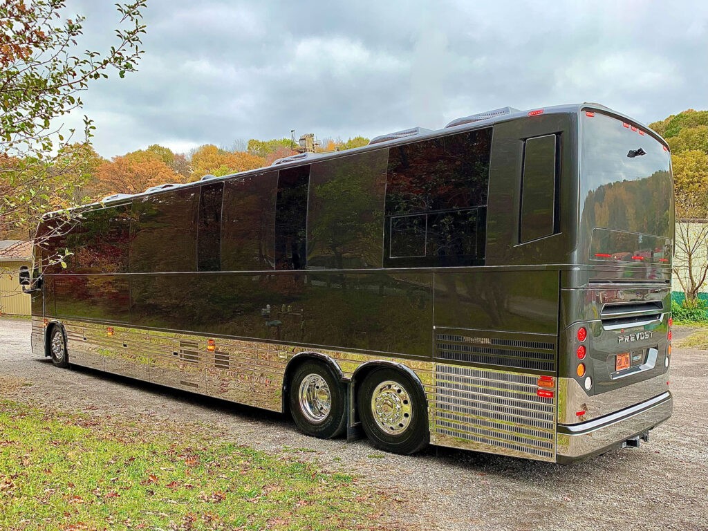 Custom Color Paint For A Prevost - Northeast Luxury Coach